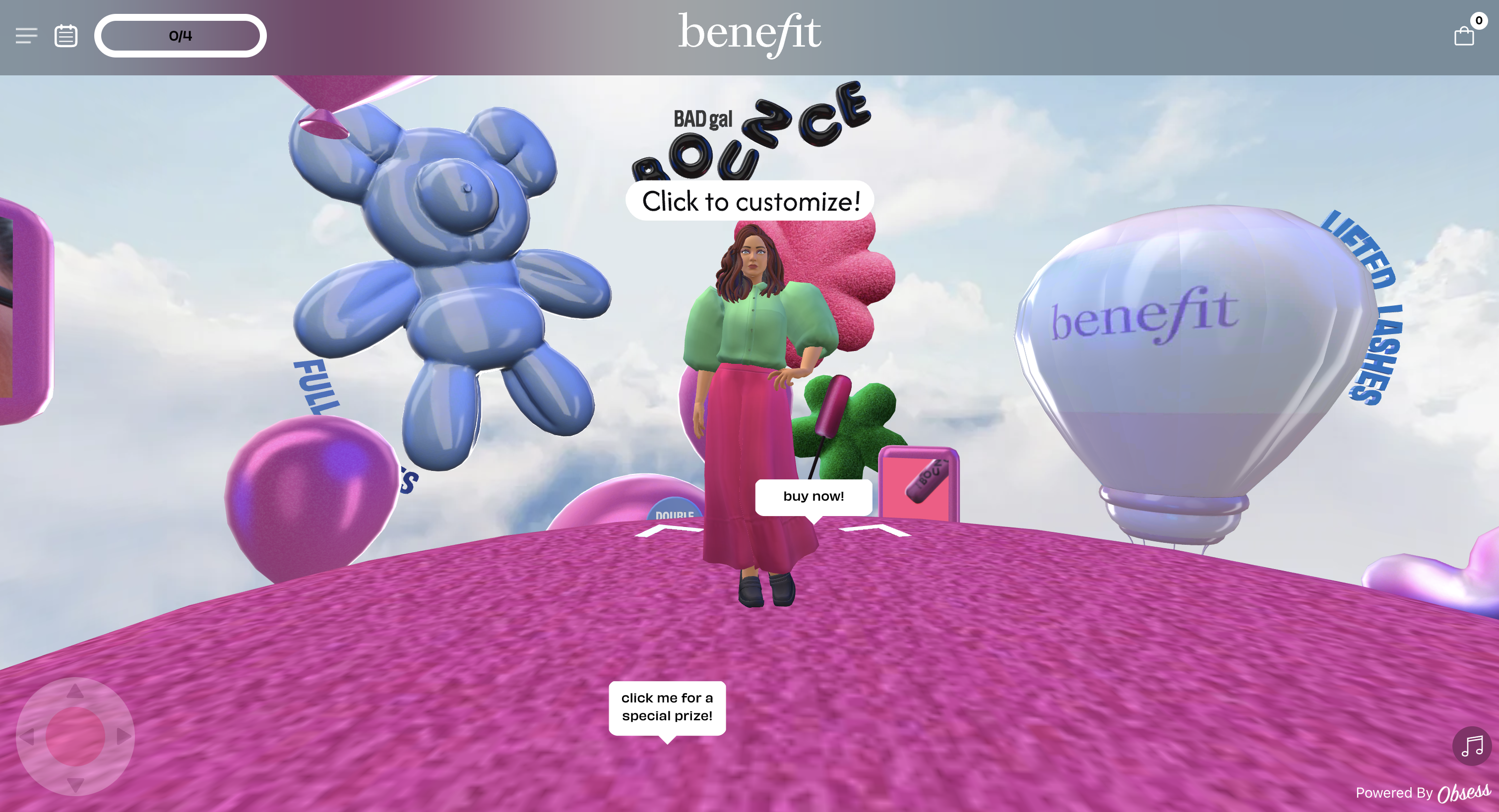 Badgal Bounce immersive experience