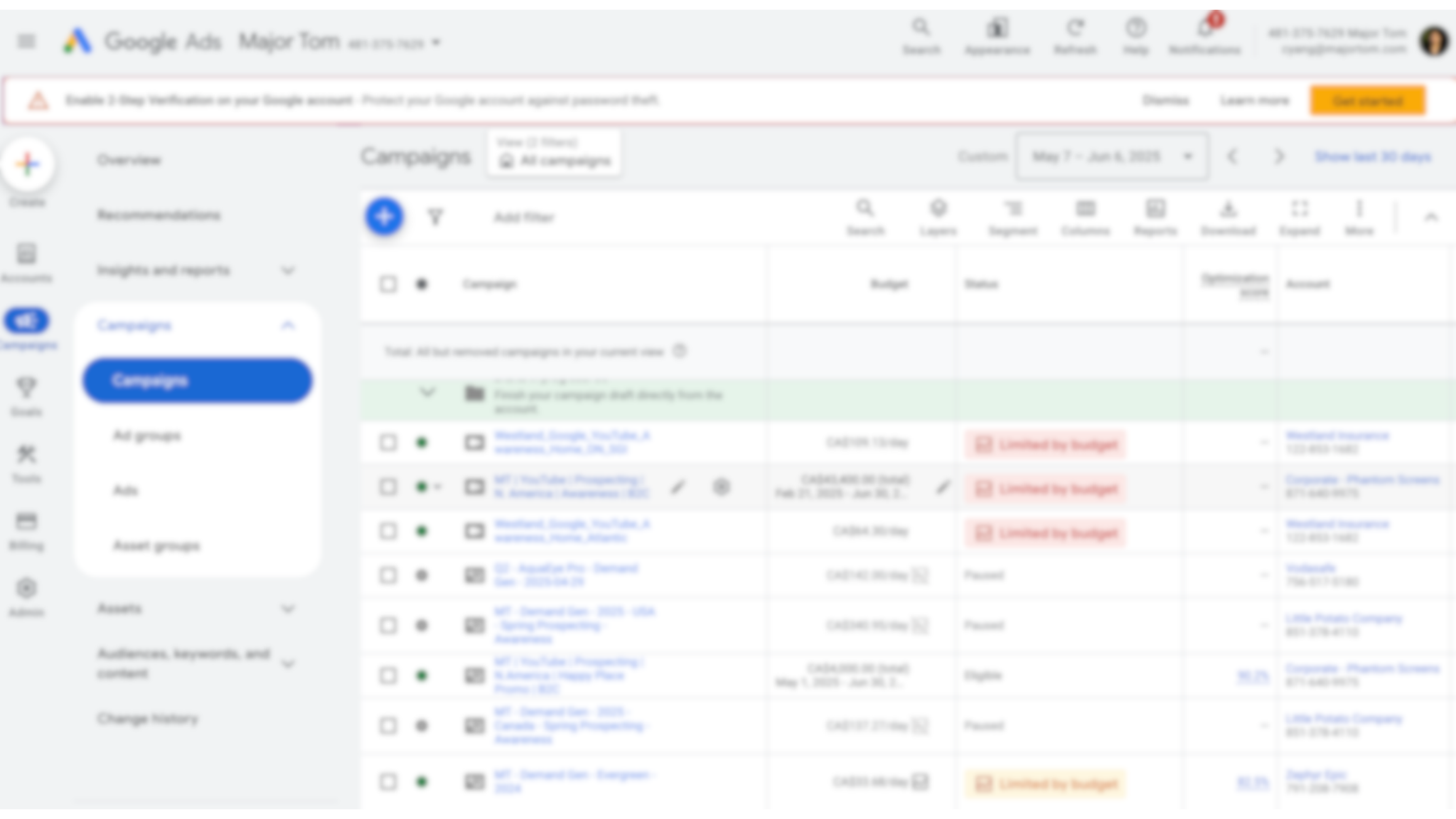 Major Tom Company Overview